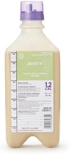 [BRSWIEL6CQBBEA3I] Jevity Plus Ross Ready-To-Hang 1.2 Cal/Ml High-Nitrogen Liquid Nutrition With Patented Fiber Blend 1000 Ml With Adapter Cap - 1 Case Of 8