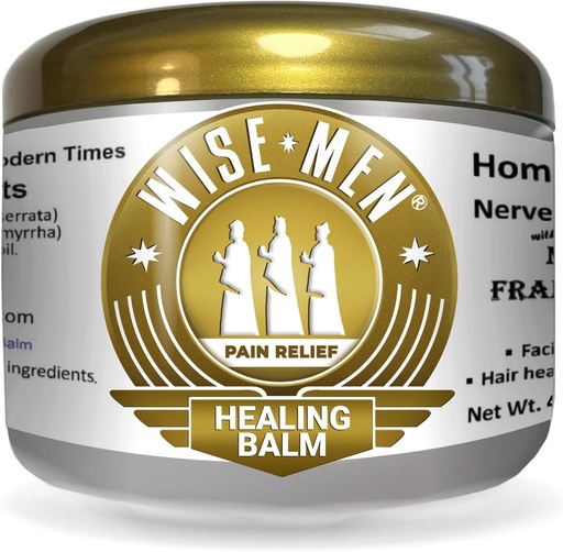 [BRSWKEA6PIIAGYDO] Vise Män Healing Balm med Myrrh och Frankincense Essential Oils för neuropati, Sciatica och Nerve Pain Massage och Skin Moisturizing