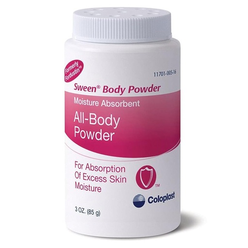 [BRSWIZ33OBYAKETY] Coloplast Sween Fordustin Body Powder (3 onças)
