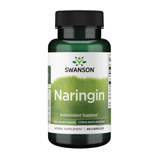 [BRSWIY36BQHQO2LG] Swanson Naringin Citrus Bioflavonoid Antioxidant Supplement for Adults Seeking Enhanced Vitamin C Benefits - 500 mg (60 Capsules)