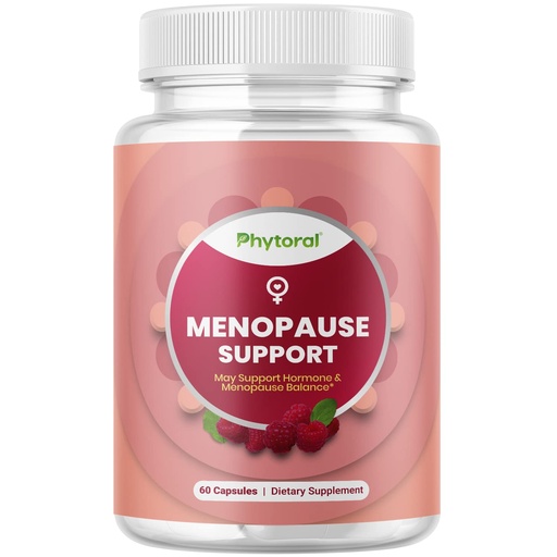 [BRSWYBD2BF7GOH34] Phytoral Complete Herbal Menopause Supplement for Women - Female Hormone Balance Capsules for Night Sweats Hot Flashes & Mood Swings with Dong Quai Chaste Berry & Black Cohosh Root - 60 Count
