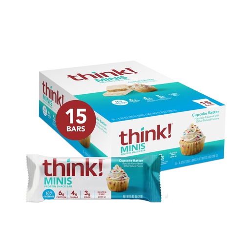 [BRSRAYAZBYAWKF3Z] think! Minis, Cupcake Batter, 15 Count