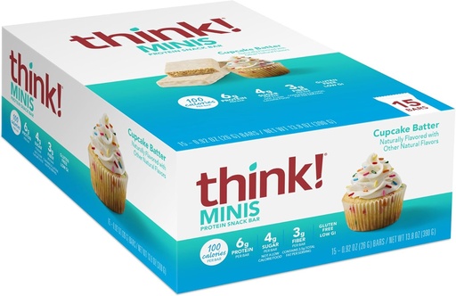 [BRSRAYAZBYAWKF3Z] think! Minis, Cupcake Batter, 15 Count