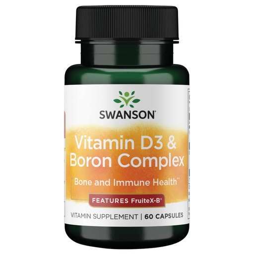 [BRSWIYT7PMNBKAYV] Swanson Vitamin D & Boron 60 Capsules