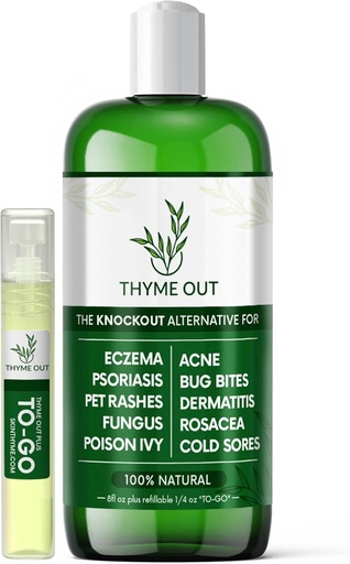 [BRSWIHAZA4HBG2TI] All Natural Eczema Treatment- Psoriasis Treatment - an All-in-One Solution for Acne, Dermatitis, Rosacea, Cold Sores, Pet Rashes, Bug Bites, and Poison Ivy - Anti-Itch Spray for Itchy Skin Relief