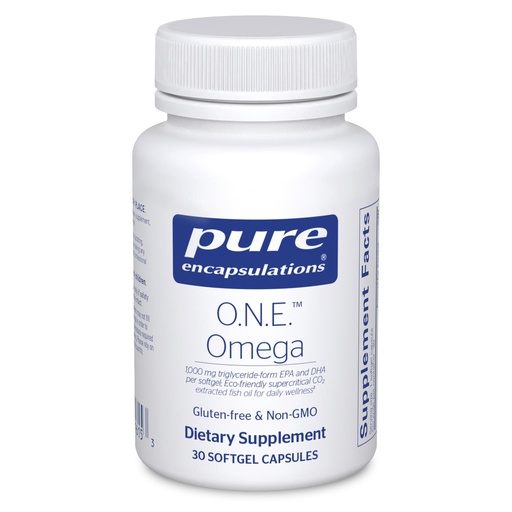 [BRSWIBIDOMAROC36] Pure Encapsulations O.N.E. Omega - Fish Oil Supplement for Heart Health, Joints, Skin, Eyes, and Cognition* - Fish Oil Concentrate with EPA and DHA - 30 Softgel Capsules