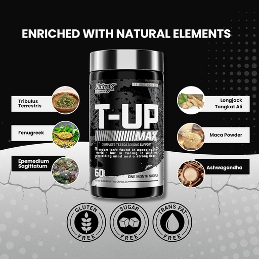 [BRSROCD5BB4GYFIU] Nutrex Research T-UP – Advanced Performance & Recovery Support – 60 Kapseln