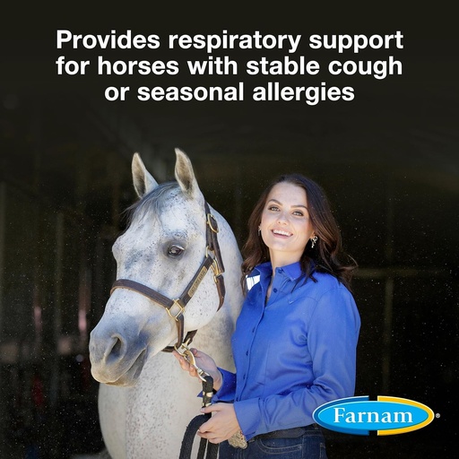 [BRSRA2T7DIHGM2DH] Farnam Cough Free Horse Cough Supplement Pellets, Provides Respiratory Support for Horses W/Seasonal Allergies or Stable Cough, 1.75 lb, 48 Day Supply (Pack of 2)