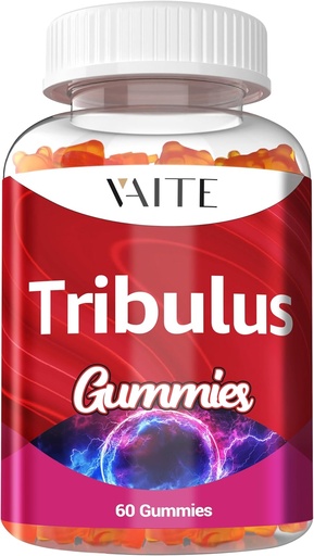 [BRSRAEIKAAFWO3TH] VAITE Tribulus Gummies 1000 mg - Suplemento para apoyar estilo de vida activo