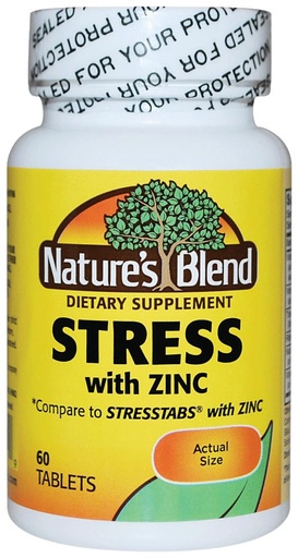 [BRSWIZ33OAEBQ2Q3] NAT B Stress Formula W/ZINC TB 60