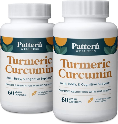 [BRSRMAL5AAHQ43Q6] Patró de la salut Turmeric Curcumin01300mg ergy 95% Curcuminoides amb bio- Bio-Perine® Black Pepper-Kwise, Cognitive i Imnee support no-GMO, Guten Free 120 Capules