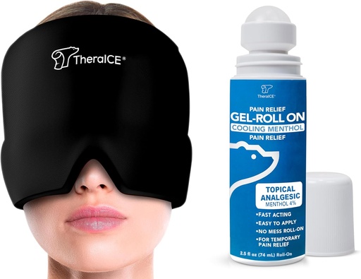 [BRSRAZIEDEIWYG3Z] TheraICE Migraine Relief Cap and TheraICE Pain Relief Roll On