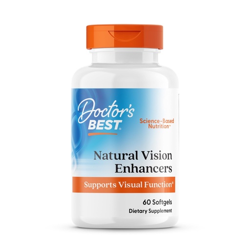 [BRSWIFIOO4GAODD2] Doctor's Best Natural Vision Enhancers for Men & Women - Lutein and Zeaxanthin Supplement with Fish Oil, Eye Health Support Supplement for Adults, Protects Eyes from Blue Light, Non GMO - 60 Softgels