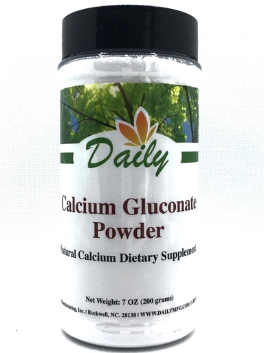[BRSWGEIEB4JWGHTU] Daily Manufacturing Calcium Gluconate™ Powder