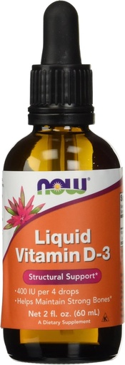 [BRSWIHDROABR6EDC] Now Foods Vitamin D3 Liquid 4 fl ounce (Pack of 2)