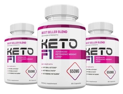 [BRSW2AI7ORYGY2TV] (3 Pack) Keto F1 Blend Formula, 180 Capsules, 3 Months Supply
