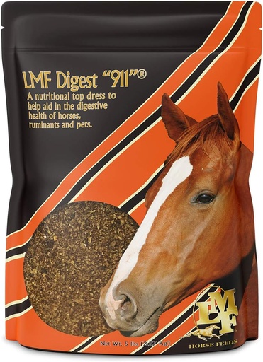[BRSWIB35PIIW2FQ3] Digest 911" 5 lb prebiotic and probiotic Supplement for Horses ruminants and Pets