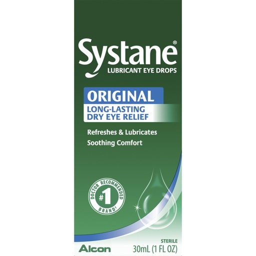 [BRSWIZT2OABACDL4] Systane Original Dry Eye Relief Lubricant Eye Drops, 1 Fl Oz