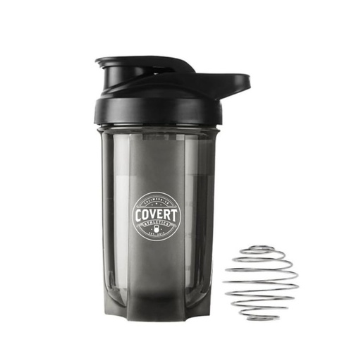[BRSRAEDROJ6AG3DK] Unicorn Co X Covert Athletics 2024 Shaker for Protein, Pre Workout, 16oz (Black)