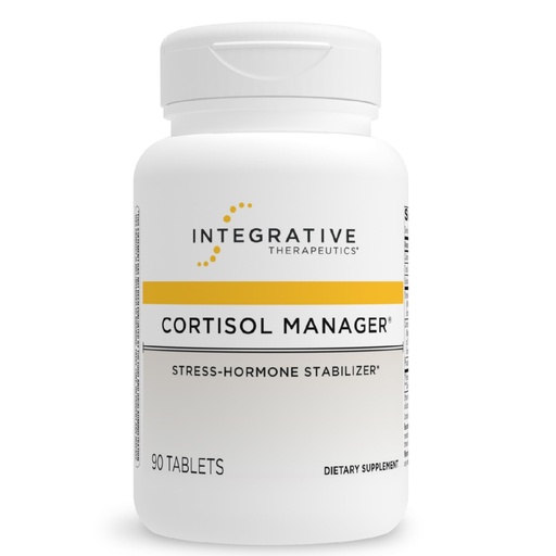 [BRSWIYLYC4NQCFTK] Integrative Therapeutics Cortisol Manager - Balance Cortisol & Support Relaxation for Restful Sleep* - Includes Ashwagandha & L-Theanine for Confidence with Less Stress* - 90 Tablets (45 Servings)