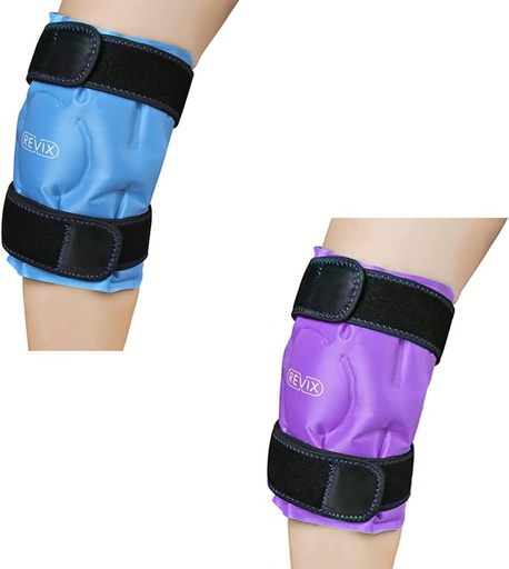 [BRSW2CQPO4HGYCQY] REVIX Ice Pack for Knee Pain Relief, Reusable Gel Ice wrap for Leg Injuries, Swelling, Knee Replacement Surgery