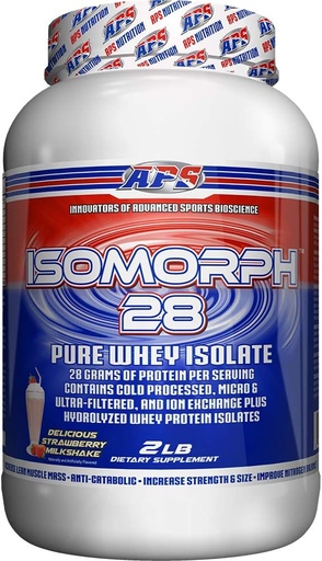 [BRSWIEIGCF4RCFQZ] APS Nutrition IsoMorph 28 Protein Powder 124; Pure Whey Isolate