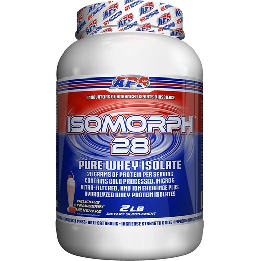 [BRSWIEIGCF4RCFQZ] APS Nutrition Isomorph, Strawberry Milkshake, 2 Pound