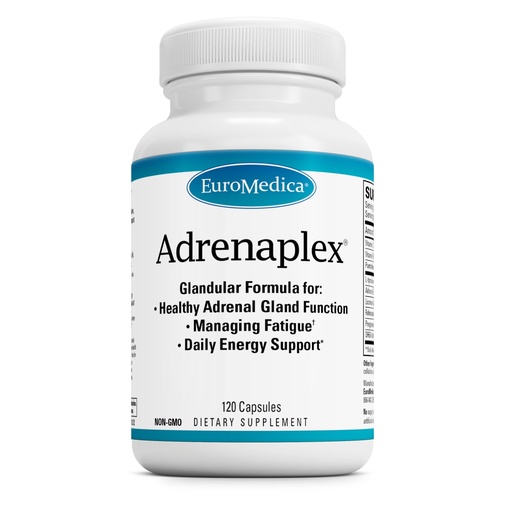 [BRSRMYI3PMCGKCTD] EuroMedica Adrenaplex - Adrenal Gland Function Supplement - Glandular Support Supplement with Vitamins C & B6 - Supports Healthy Adrenal Function - Keep Out of Reach of Children - 120 Capsules