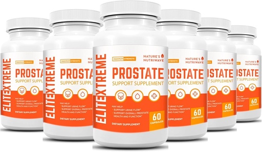 [BRSRAFIYCVYGED3L] EliteXtreme Health Supplement - Natural Formula with Saw Palmetto, Plant Sterols, Zinc, and Vitamins | Non-GMO, Made in USA, 60 Capsules, 6 Month Supply