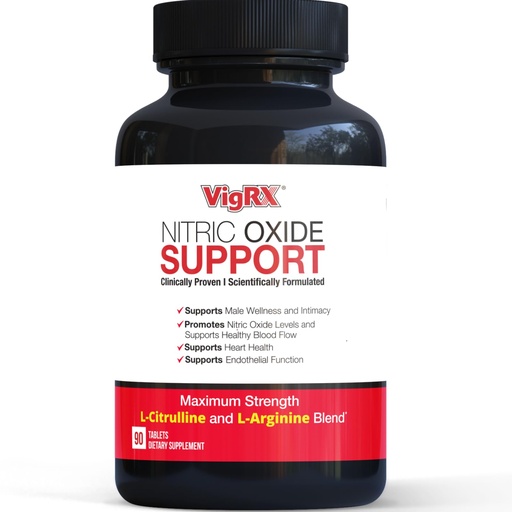 [BRSWGCANBB5RE3D7] VigRX Nitric Oxide Support - Premium L-Citrulline & L-Arginine Booster for Men - Supports Energy and Performance - Advanced Nitric Oxide Formula - 90 Veggie Capsules