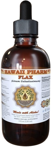 [BRSWIGIFAQAWAEYV] Flax Liquid Extract, Organic Flax (Linum usitatissimum) Tincture Supplement 4 oz