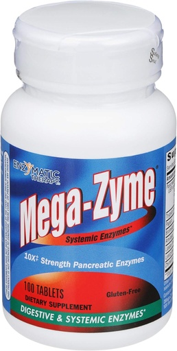 [BRSWIYTYO4GWYCLI] MegaZyme Max Strength Pancreatic Enzymes (100 Tablets)