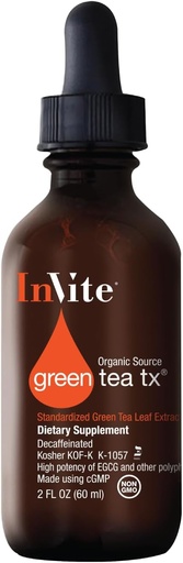 [BRSWIYL7DEMBAC3M] Invite Health Green Tea Tx® - Supports Immune Health - Combines Green Tea Extract and Vitamin C - One Dropperful has The Antioxidant Power of Up to Two Cups of Green Tea - 2 Fluid Ounces