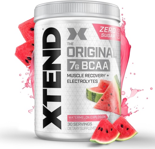 [BRSWIZYKBN4RADIZ] Xtend Original BCAA Powder 7g BCAA and 2.5g L-Glutamine, Sugar Free Post Workout Muscle Recovery Drink with Amino Acids for Men & Women, 30 Servings