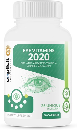 [BRSWGCT2OUMBUDLV] eXplicit Supplements Eye Health & Vision Support - Eye Vitamins 2020