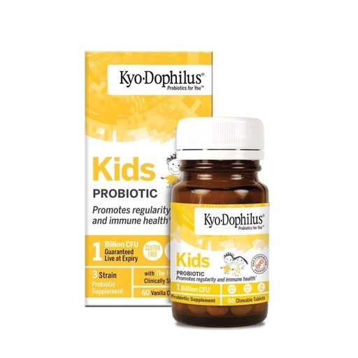 [BRSWIYTYC4MR6HQZ] Wakunaga Kyo-Dophilus Kids Probiotic, Promotes Regularity and Immune Health*, 60 Tablets