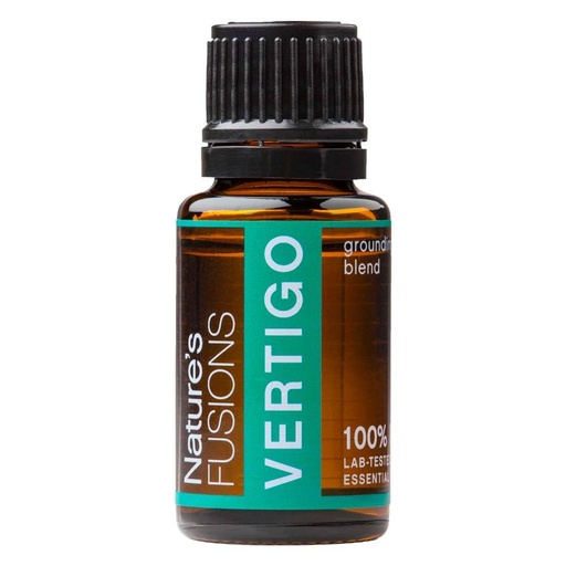 [BRSWIGYHOYBQK3T2] Nature's Fusions Vertigo Relief, Ginger Oil Nausea Relief Essential Oil Blends (15ml) - Fast-Acting Motion Sickness Relief, Morning Sickness Relief, Dizziness Relief, & Vertigo Medicine w/ Peppermint