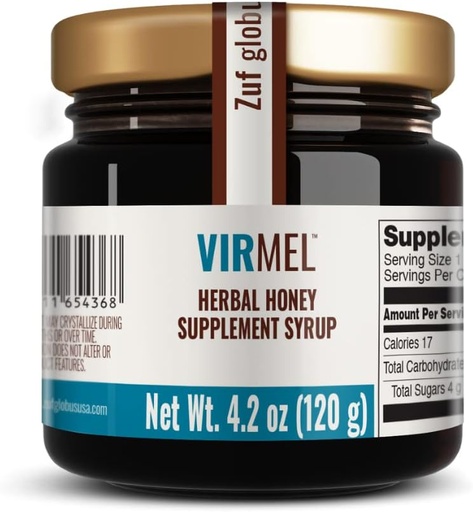 [BRSW2AAOOF5RQA36] Zuf Globus: VirMEL | Supports a Healthy Immune Response | All Natural | Honey Supplement | Botanicals
