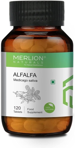 [BRSROGI3BMJRODL3] Sheltr Alfalfa Tablets, Medicago Sativa, All Natural, Pure Herbs 500mg x 120 Tablets