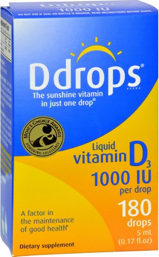 [BRSWIEIYOQDBW23M] VIT D,1000 Iu,180 Drops