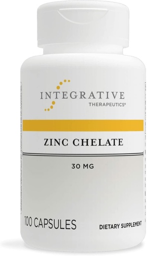 [BRSWYHT6OIJWMETO] Integrační terapeutika Zinek Chelate - Antioxidant Support & Zdravá imunitní funkce * - Minerální doplněk pro muže a ženy - Dairy- Free & gluten- Free - 100 Kapsle (100 Služeb)