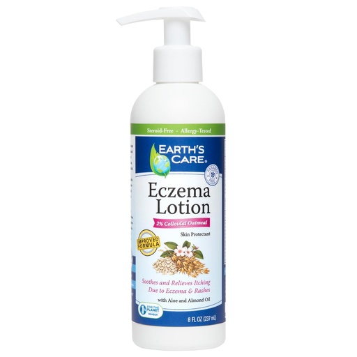 [BRSWGYAECJYRA3I4] Earth's Care Eczema Lotion - Natural Lotion for Eczema - Safe and Mild Eczema Lotion for Adults and Kids - 8 Fl OZ. (237 mL)