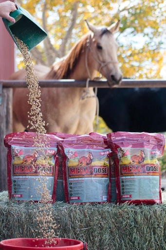 [BRSWICAZCAGQIFDO] Mega Dose 40 lb, Equine Vitamin Mineral with a Full Serving of Horse Guard Supplement & Hoof Guard