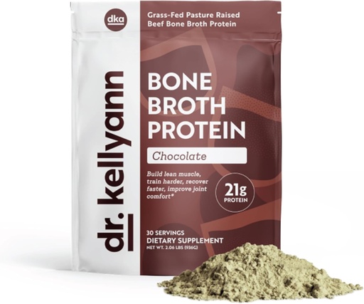 [BRSWGGI5A57QGYDD] Dr. Kellyann Keto Bone Broth Powder Chowder - Protein 21g, 2g Net Carbs - Grass Fed Hydrolyzed Collagen - Sugar, Gluten dan Dairy Free, Paleo, Keto Protein Shakes (30 Pelayan)