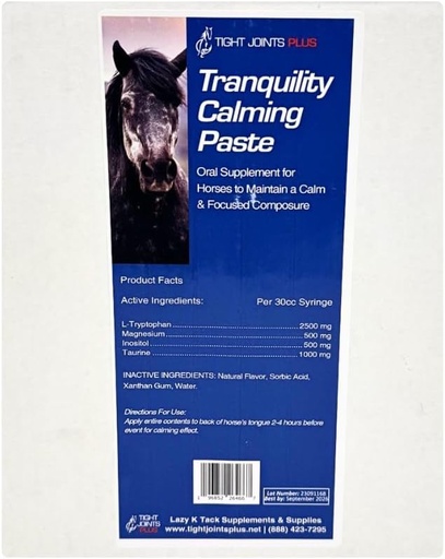 [BRSRAZYRCAFAIFDP] Tranquility Paste for Horses - 12 Count
