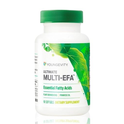 [BRSWIED4AUFQIADU] Youngevity Ultimate Multi-EFA™ - Plant Based EFA Supplement - No Fish - Small Softgel for Adults and Children, Evening Primrose - 90 Softgels (Pack of 1)
