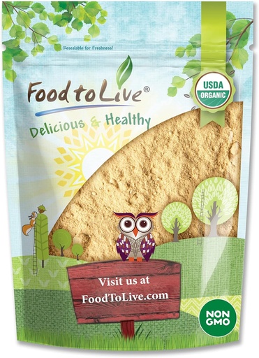 [BRSWGYD6CQFGYG37] Food to Live Organic Maca Powder, 2 Pounds Gelatinized, Non-GMO, Kosher, Vegan, Bulk