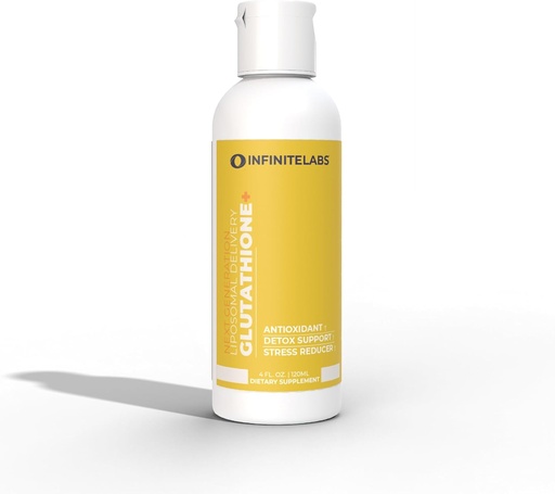 [BRSROEL3CR5Q2YA6] Infinite Labs Liposomal Glutathione+ Liquid Supplement | Advanced Liposomal Glutathione Complex | Gluten Free, No Added Sugar, Keto Friendly | 4 Fl. Oz. – 120 ML