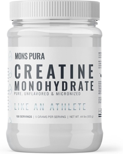 [BRSRAFD5B4OW2CIZ] 100%の純粋なクレアチンの Monohydrate の粉– 500g   Micronized、Unflavored | 筋肉成長、強さ及び耐久性 | 運動選手、ボディービルダーおよび適性の enthusiasts のための理想