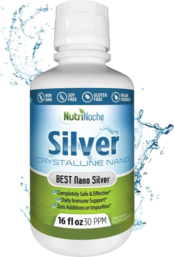 [BRSWYHQHOBYRAHLB] NutriNoche Koloidné striebro 9,99% Ultra Pure Crystalline Nano Strieborné častice